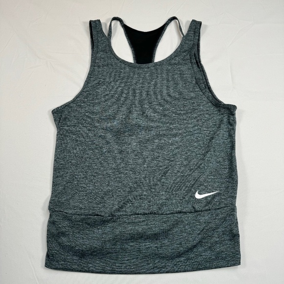 Nike Tops - Womens Nike Tank Top Size S Gray Racerback Dri-Fit Active Running Gym Workout